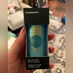 Starbucks Blue Ombré Keychain